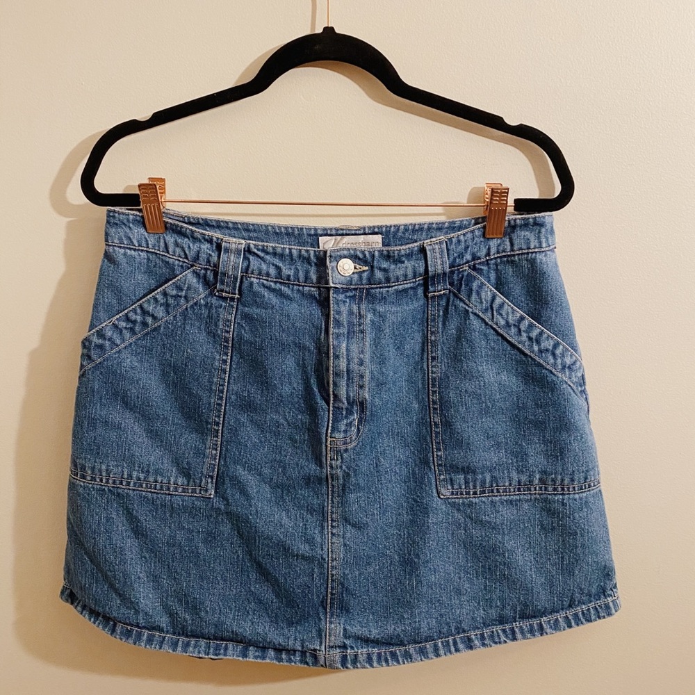 Vintage Denim Skort